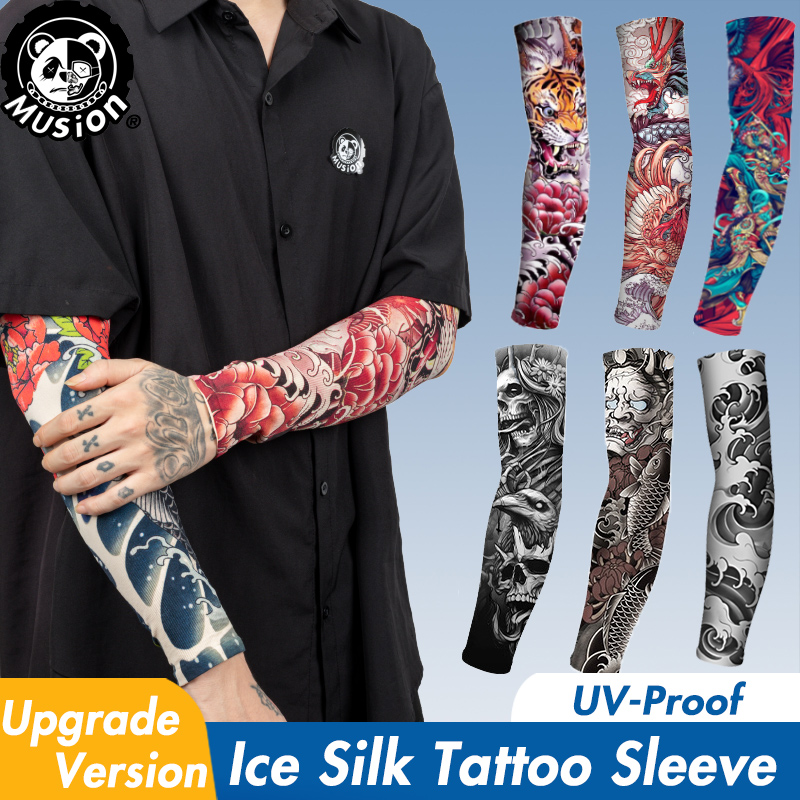 Fishing Socks - Musion New Seamless Tattoo Sleeves Anti